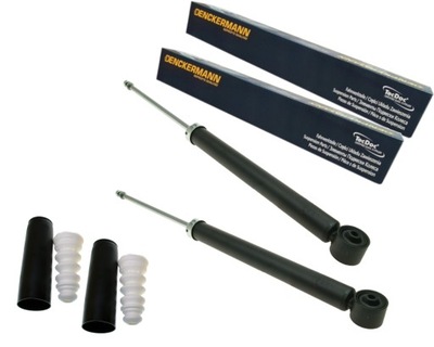 Denckermann 2x амортизатори + захист i відбійники vw seat audi skoda фото №1