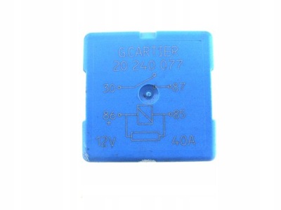 Реле g.cartier 20240077 8200766081 renault dacia фото №1