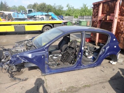 Opel astra h 3 iii 5d hb порог левый блок двигателя z20z фото №1