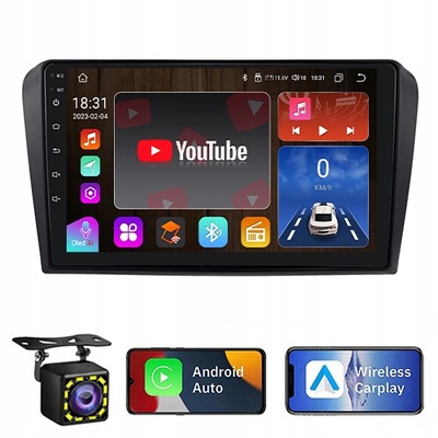 MAZDA 3 2004-2009 RADIO NAVEGACIÓN ANDROID 6/128GB  