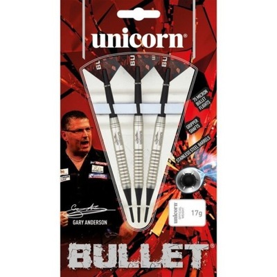 Unicorn Rzutki soft tip Unicorn Bullet Stainless Steel - Gary Anderson 16g: