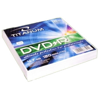 Płyta DVD+R Titanum 4,7GB/120min 8x Speed -10szt