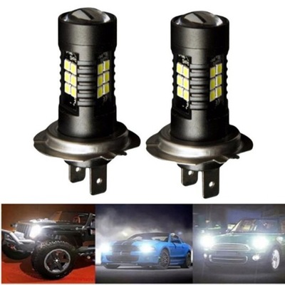 2 PIEZAS DIODO LUMINOSO LED H7 CSP LUCES 8000LM FARO LUZ 6000K JUEGO  