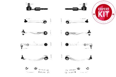 JUEGO VARILLAS SUSPENSIONES PARTE DELANTERA AUDI A4 B5 A4 B6 A4 B7 A6 C5 SKODA  