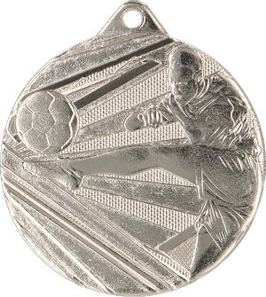 Medal 50mm Piłka Nożna- Srebrny