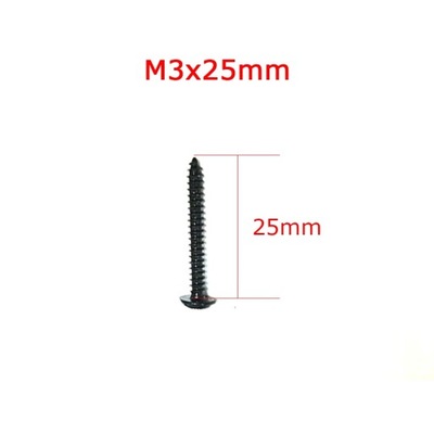 10 PCS M4 M5 MUSHROOM BLACK/SILVER CARBON STEEL PHILLIPS HEAD SELF-T~20393