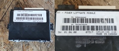 Модуль кришки багажника chrysler voyager p05082068ad фото №1