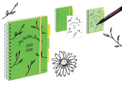 NOTObook Grand Bullet Journal przekładki A5 100k zielony