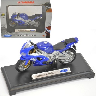 MODEL WELLY 1:18 MOTOCYKL YAMAHA YZF-R1 1999