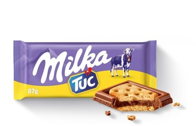 Milka czekolada mleczna z krakersami TUC 87 g