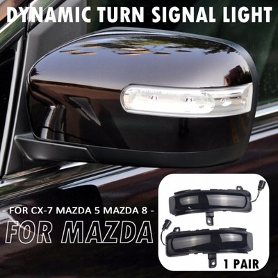 PARA MAZDA CX-7 CX7 2008-2011 FLOTANTE DIODO LUMINOSO LED LUZ DIRECCIONAL  