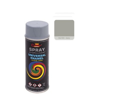 Farba spray 400ml Ral7001 Szary Jasny uniwersalna