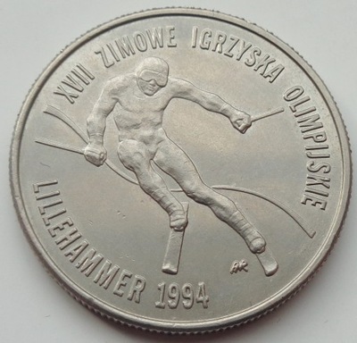 POLSKA - III RP : 20000 złotych 1993 - Zimowe Igrzyska - Lillehammer