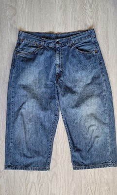 LEVIS spodnie spodenki jeans męskie
