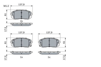 BOSCH 0 986 494 905 ZAPATAS DE FRENADO  