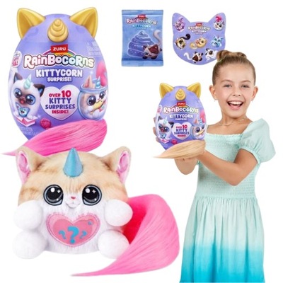 ZURU RAINBOCORNS KITTYCORN SURPRISE JAJKO NIESPODZIANKA KOTEK MASKOTKA