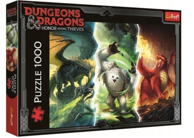 PUZZLE 1000 POTWORY Z FAERUM DUNGEONS DRAGON TREFL