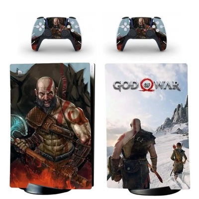 God of War PS5 edycja cyfrowa naklejka ze