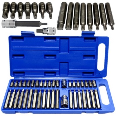 Bity IMBUS HEX TORX SPLINE 40 szt. Zestaw bitów