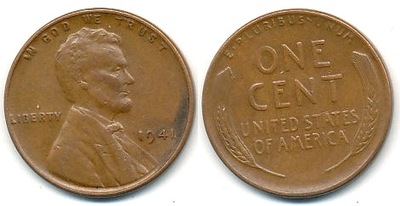 USA 1 Cent - 1941r ... Monety