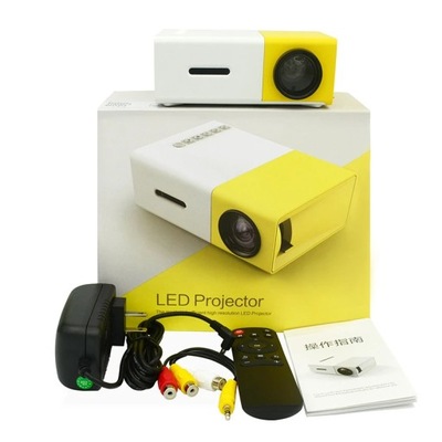 Projektor LED 1080P kompatybilny HD USB Audio