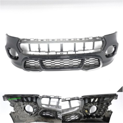 Mini cooper f55 f56 f57 jcw 13-19 бампер бампер спойлер решётка перед фото №1