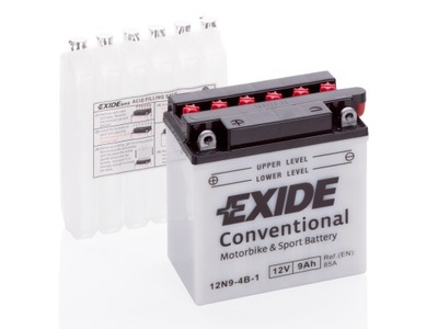 BATERÍA PARA MOTOCICLETA 12V 9AH EXIDE 12N9-4B-1  