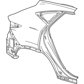 ALETA TRASERO PARTE TRASERA DERECHA LEXUS NX II 2021-  