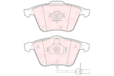 Valeo гальмівні колодки гальмівні audi перед a6 allroad valeo фото №1