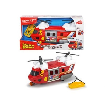 Dickie Toys Helikopter ratunkowy czerwony 30 cm !