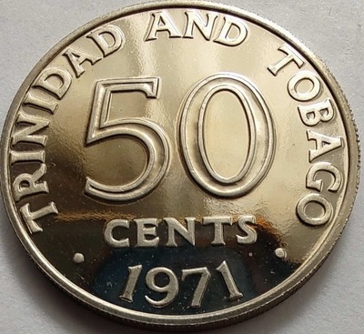 1325 - Trynidad i Tobago 50 centów, 1971