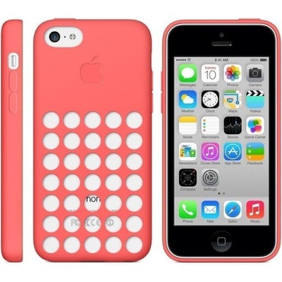 ORYGINALNE ETUI PLECKI POKROWIEC CASE APPLE iPhone 5C RÓŻOWE