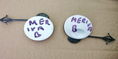 Opel meriva b заглушка бампера перед 13267704 фото №1