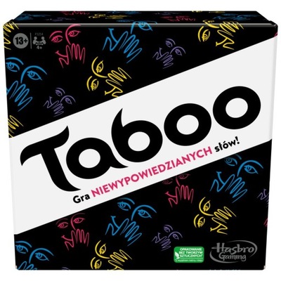 HASBRO TABOO TABU Imprezowa gra towarzyska WERSJA POLSKA F5254