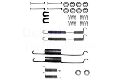 DELPHI JUEGO DE MONTAJE ZAPATAS DE FRENADO LUCAS DAEWOO KORANDO FORD  