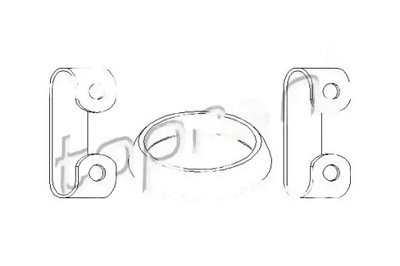 Набор монтажный трубы выпускной с mocmowaniem фото №1