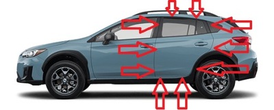 Drzwi lewy tył Subaru XV Crosstrek 2018-2023 USA