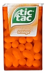 TIC TAC ORANGE DRAŻETKI POMARAŃCZOWE 18g DATA: 2024.12.25