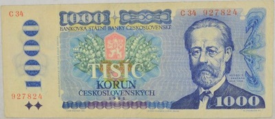 13.xx.Czechosłowacja, 1 000 Koron 1985, St.3+
