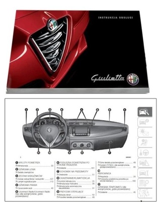 ALFA ROMEO GIULIETTA POLSKA MANUAL 2013--2016  