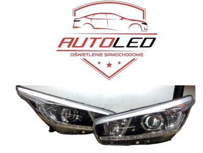 Kia ceed 2 ii лампа перед ліва права ксенон led 100% led світиться po wymianie фото №1