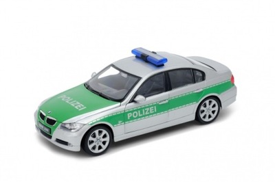 WELLY BMW 330i E90 POLICJA 1:24 NOWY METAL MODEL