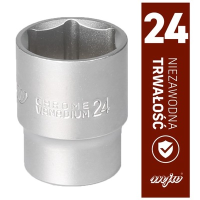 MJW Nasadka 1/2" 6-KĄT 24 mm