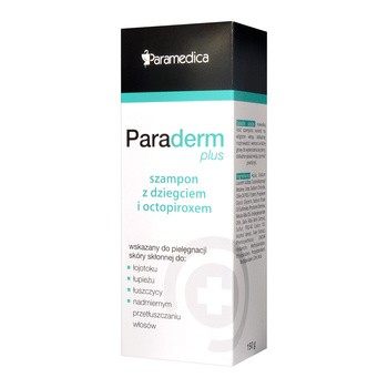 Paraderm Plus, Szampon przeciwłupieżowy, 150 ml