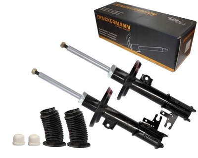 Denckermann 2x амортизаторы + защита i отбойники opel vectra c 2004- signum фото №1