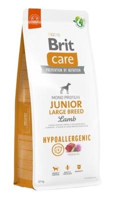 BRIT CARE Dog Junior Large Breed Lamb 12kg