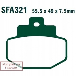 КОЛОДКИ ТОРМОЗНЫЕ EBC SFA321