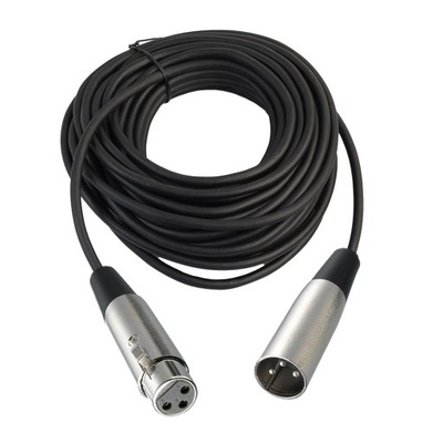 Kabel XLR [FT], XLR męski na XLR żeński, zbalansow