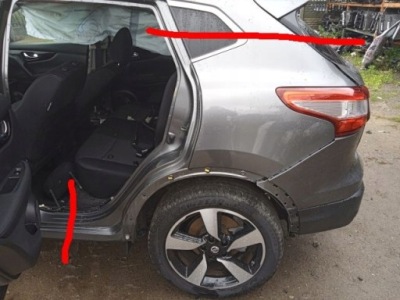 Nissan qashqai j11 чверть ліва крила задній задня лівий oryg. фото №1