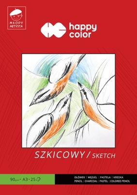 Blok szkicownik A3 Happy Color